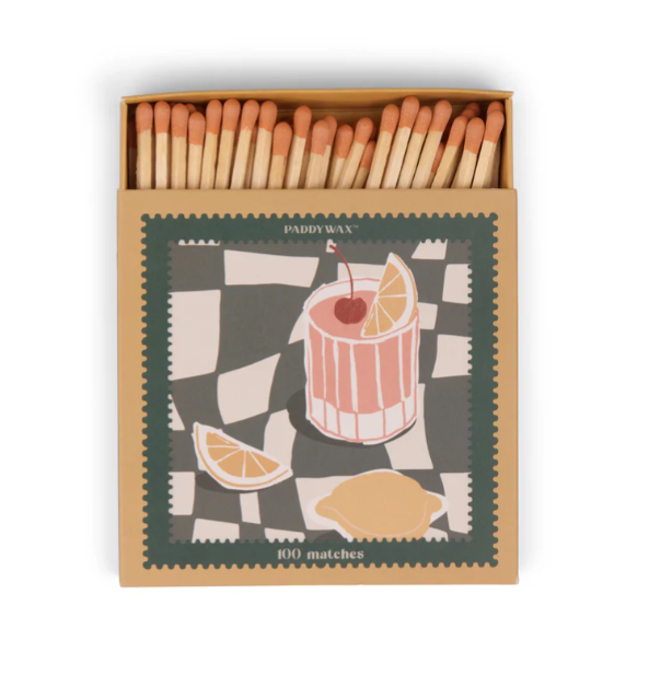 Jumbo Boxed Matches - Cocktail