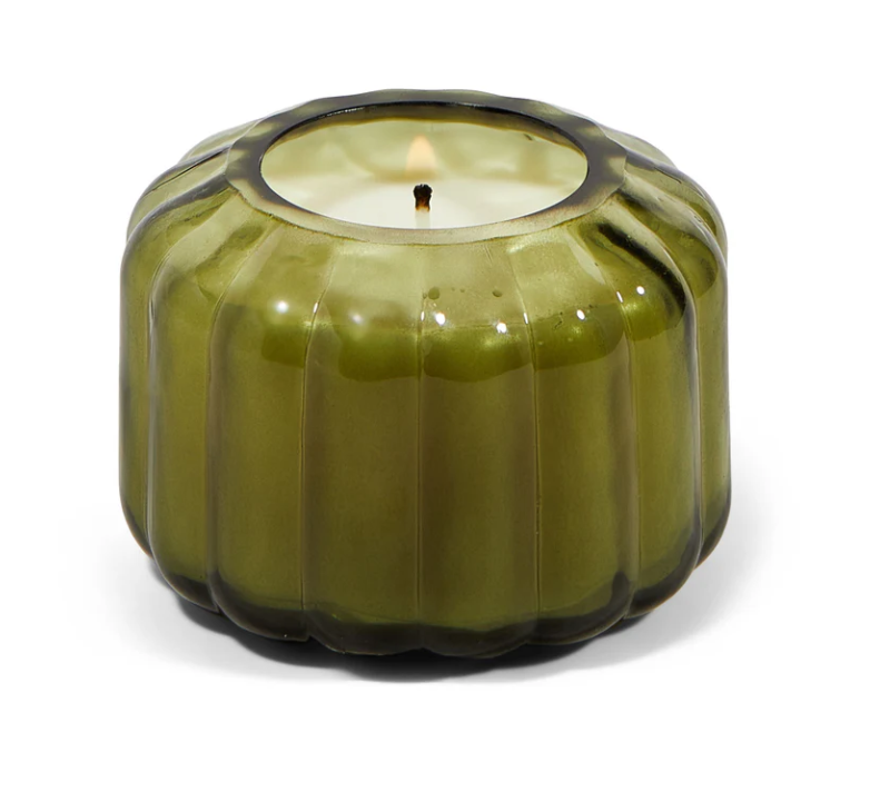 Ripple Glass Candle (128g) - Secret Garden