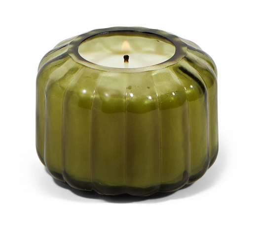 Ripple Glass Candle (128g) - Secret Garden