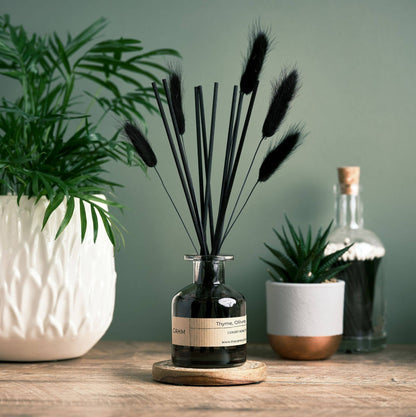 Thyme Olive Bergamot Black Reed Diffuser | Reed Diffusers