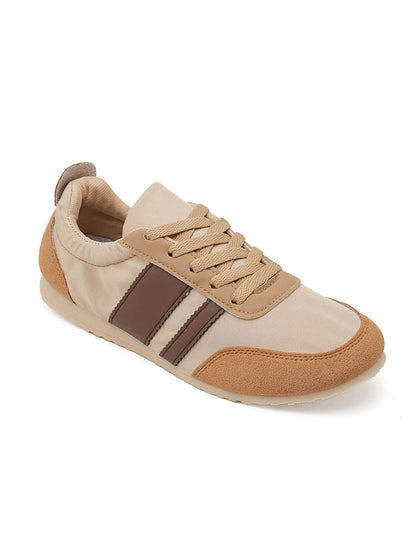 Beige Low Profile Super Soft Trainers