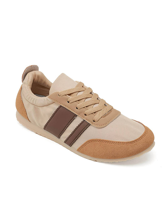 Beige Low Profile Super Soft Trainers