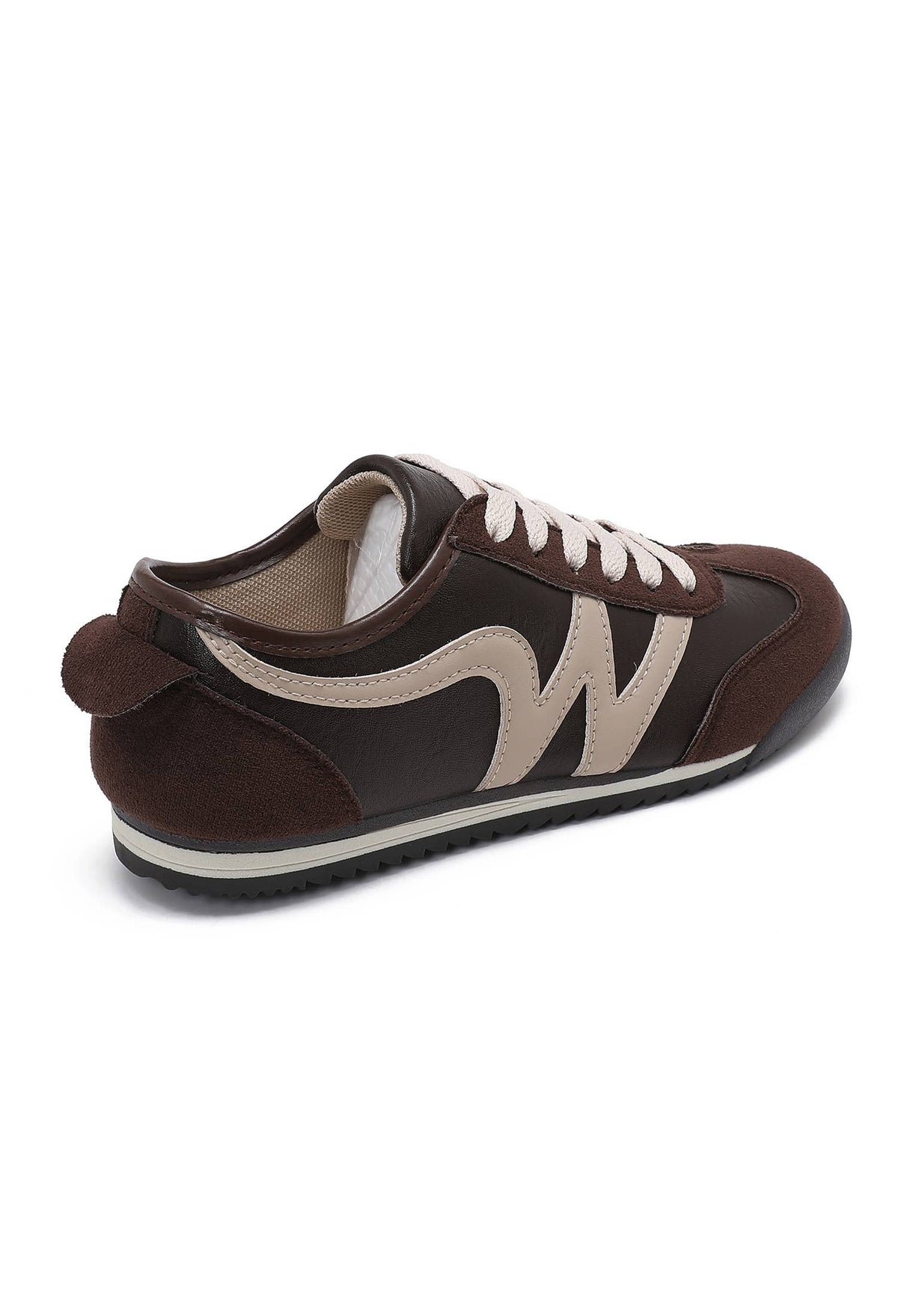 Sneakers – Vintage Running Style B-6619: Brown
