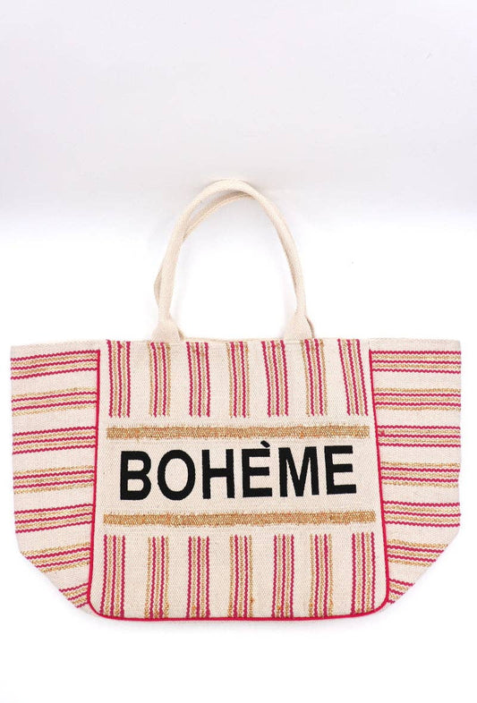 Red Boheme Large Tote