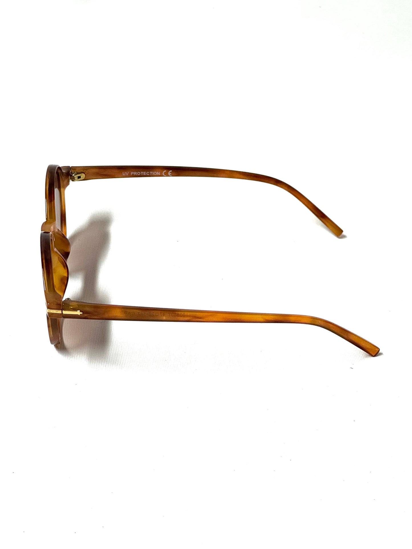 Brown Circular Sunglasses