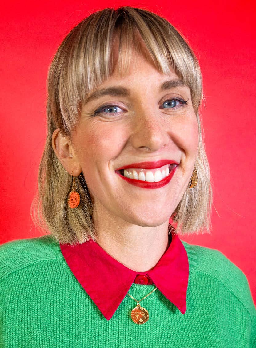 Golden Sun and Moon Earrings | Tatty Devine