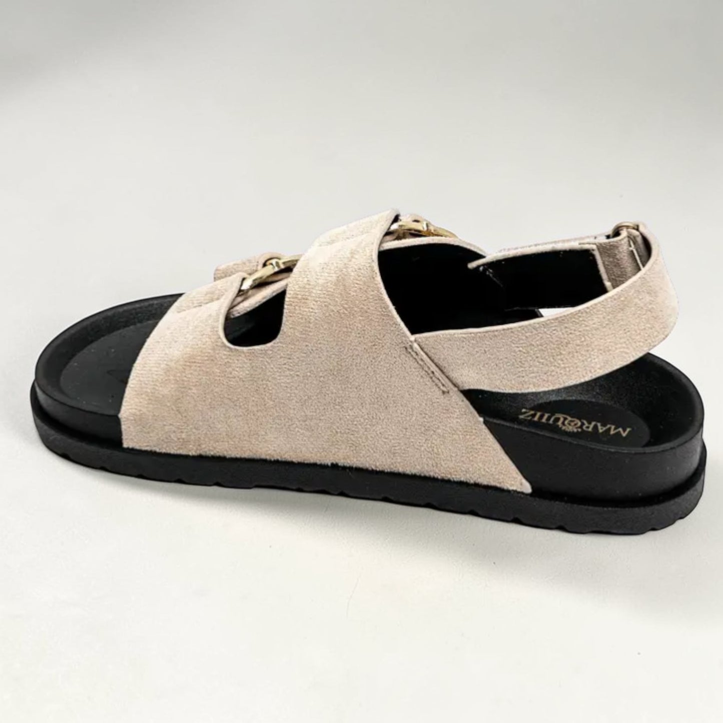 Beige Chunky Sole Sandal