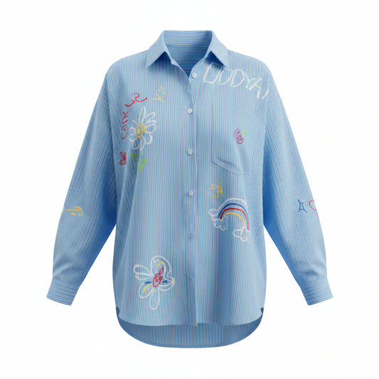 Printed Stripe Shirt