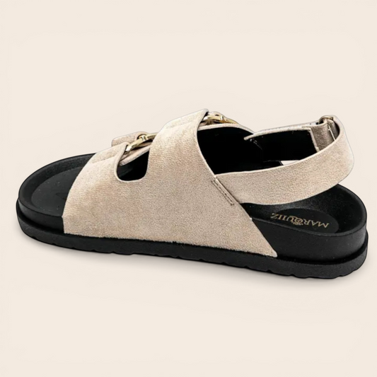Beige Chunky Sole Sandal